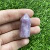 1.5" Natural Stones Crystal Point 22 Color Tower Amethyst Rose Quartz Stone Ore Mineral Obelisk Home Ornaments,lapidolite view 1