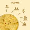 Being Bania No Flavour Aloo Papad - Natural Banarasi Aloo Papad 450Gm Aloo Flavour Fryums Indian Snack Papad view 4