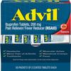 Advil Ibuprofen, 200mg (50 Packets of 2 Coated Tablets) 50 ea (Pack of 3) view 1