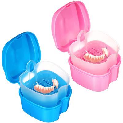 Beavorty 2pcs Portable Case Bath Cases Cups Travel-sized Container Boxes Household Supply for Travel Retainer Cleaning