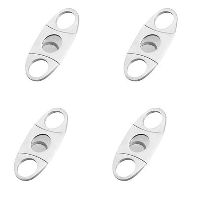 Magik 2-4 Pc Gadgets Cutter Stainless Steel Guillotine Double Blade Pocket Scissor (4 Pack)