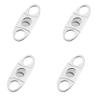 Magik 2-4 Pc Gadgets Cutter Stainless Steel Guillotine Double Blade Pocket Scissor (4 Pack) view 1