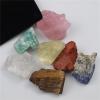 1 Set Natural Crystal Stone Seven Chakras Black Cloth Bag Large Grain Unpolished Collection Gift Mineral Decoration view 1