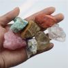 1 Set Natural Crystal Stone Seven Chakras Black Cloth Bag Large Grain Unpolished Collection Gift Mineral Decoration view 3