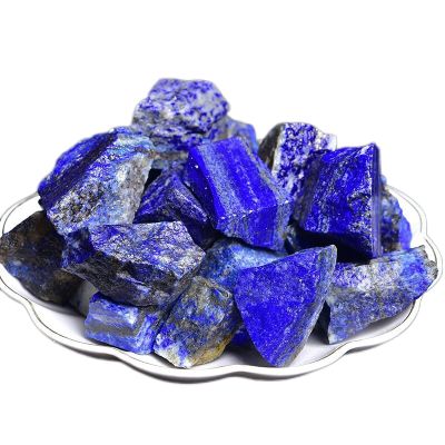 100% Natural Lapis Lazuli Stone Crystal Bule Color Rough Stone Mineral Home Decor Fish Tank Flower Crystal Decoration,Lapis Lazuli,100g 1pc