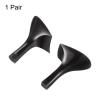 HARFINGTON 1pair Heel Repair Replacement 1.81"x2.76" High Stiletto Heel DIY for Women Shoe, Black view 3