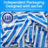120 Saline Packets,Sinus Rinsing Packets for Neti Pots,Neti Pot Salt Packets Individually Wrapped,Nasal Rinse Packets Neti Pot Salt for Nasal Irrigation System,Nasal Wash Squeeze Bottle & Sinus Relief view 3