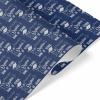 MyPupSocks Personalized Navy Hats off To The Graduate Wrapping Paper Senior-High School Graduation Graduation Wrapping Paper with Bold Typography and Modern Design 3 Rolls view 3