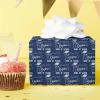 MyPupSocks Personalized Navy Hats off To The Graduate Wrapping Paper Senior-High School Graduation Graduation Wrapping Paper with Bold Typography and Modern Design 3 Rolls view 4