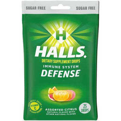abseits Defense Assorted Citrus Sugar Free Vitamin C Drops, 25 Drops