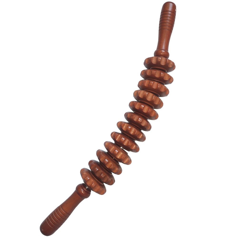 Ctwctr Wood Therapy Massage Tools, Curved Massage Roller Stick for Body Sculpting, Lymphatic Drainage Massager, Maderoterapia Kit, Cellulite Massager for Fat Removal