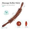 Ctwctr Wood Therapy Massage Tools, Curved Massage Roller Stick for Body Sculpting, Lymphatic Drainage Massager, Maderoterapia Kit, Cellulite Massager for Fat Removal view 2