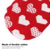 1L hot Water Bottle,hot Water Bottle, hot Water Bottle with Cover, hot Water Bottle Large, U-Shaped hot Water Bag. Portable Neck and Shoulder Warmer with a Soft Knit Cover for Winter(White Heart) view 2