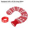 1L hot Water Bottle , hot Water Bottle , hot Water Bottle with Cover , hot Water Bottle Large , U Shaped hot Water Bag . Portable Neck and Shoulder Warmer with a Soft Knit Cover for Winter(Bowknot) view 3