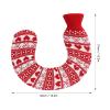 1L hot Water Bottle , hot Water Bottle , hot Water Bottle with Cover , hot Water Bottle Large , U Shaped hot Water Bag . Portable Neck and Shoulder Warmer with a Soft Knit Cover for Winter(Bowknot) view 4