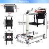 BNDDUP Patient Lift Wheelchair for Home, Transfer Chair, 275 Lbs (White, Metal, Standard) view 2