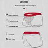 5 Packs Magnetic Therapy Energetic Men Pant Underwear Boxer Brief, Health Care Breathable Inner Pants Improving Male Power (Gray,XXXX-Large) view 4
