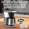 Senseo Classic Medium Roast Coffee Pods  240 Count (5 Packs)  Smooth & Balanced Flavor with Rich Crema  Compatible with Senseo & PeleCom Machines  Single-Serve Coffee Pads for Fresh, Aromatic Brew view 3