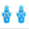 [2 Count] Hand Held Massager for Muscle Back Neck Joint Foot Shoulder Leg Pain Relief - Palm Shaped Massage Glove Full Body Massage Tool with Roller Ball Massager with Portable Design Blue view 1