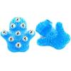 [2 Count] Hand Held Massager for Muscle Back Neck Joint Foot Shoulder Leg Pain Relief - Palm Shaped Massage Glove Full Body Massage Tool with Roller Ball Massager with Portable Design Blue view 2