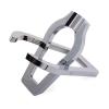 PTCHAT Cigar holder Stainless steel foldable portable cigar holder Suitable for any size cigar (silver) view 1