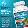 Dr. Berg Whole Food Multivitamin with Minerals - Daily Multivitamin for Men and Women - Includes Premium Whole Food Fruits and Vegetable Blend with Folate, Alpha-lipoic Acid and More - 60 Capsules view 2