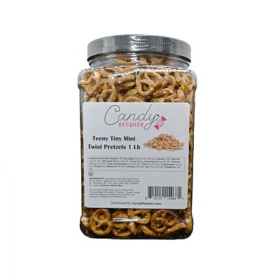 Candy Retailer Teeny Tiny Mini Twist Pretzels 1 Lb
