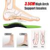 Datirzyx Plantar Fasciitis Insoles High Arch Support Insoles Pain Relief 250LB+ Flat Feet Orthotics Inserts Heavy Duty Support Shoe Insoles for Men and Women (XLMEN 12.5-14.5/WOMEN 13.5-15.5, Green) view 3
