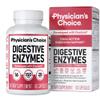 Physician's CHOICE Digestive Enzymes for Bloating & Digestion - 16 Enzymes with Organic Prebiotics & Probiotics for Gut & Digestive Health - Meal Time Discomfort Relief - Dual Action Support - 60 CT view 1