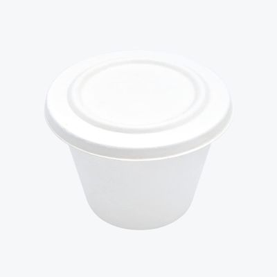 16 Oz Soup Bowl with Lids [Pack of 50] | Disposable Food Containers, Heavy-Duty,100% Biodegradable, Made of Plant Based Sugarcane Bagasse. Compostable containers with lids for hot and cold meals