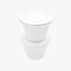 16 Oz Soup Bowl with Lids [Pack of 50] | Disposable Food Containers, Heavy-Duty,100% Biodegradable, Made of Plant Based Sugarcane Bagasse. Compostable containers with lids for hot and cold meals view 2