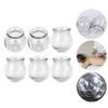 FOMIYES 6Pcs Glass Cupping Chinese Body Massage Tool Back Massage Cupping Muscle Tissue Cup Jars China Vacuum view 3