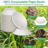 Paper Bowls 20 oz Heavy Duty, 100 Pack Disposable Soup Bowl, Eco-Friendly Bowls Made Of White Sugarcane Perfect For Salad, Ice Cream, Desserts, Biodegradable Compostable Bowls view 4