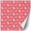 InterestPrint Personalized Name Gift Wrap Paper Age Name Birthday Pattern Light Red Custom Birthday Wrapping Paper Roll Fashion Birthday Gift for Boys Girls Kids Baby Shower Birthday Anniversary view 3