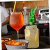 Healeved Cactus Straws 24 Pack Plastic Green Silly Straws for Friendsmas Party Birthday Beach Drinkware view 3