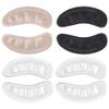 4pairs Transparent Gel Heel Pads for High Heels Comfortable - Inserts Breathable Cushions for Loose Footwear for Sandals and Sneakers view 1