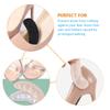4pairs Transparent Gel Heel Pads for High Heels Comfortable - Inserts Breathable Cushions for Loose Footwear for Sandals and Sneakers view 4