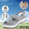 Xuwenh Women's Dr.Care Orthopedic Arch Support Reduces Pain Comfy Sandal, Comfortable Good Arch Support Strappy Walking Sandals for Women, Women's Ultra-Comfy Breathable Sandals-Blue||9 view 3