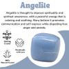 Amazing Gemstone Angelite Crystals and Healing Stones Tumbled - 1000+ Cratas, Natural Healing Stones for Energy Balance, Stress Relief - Premium Polished Gems Rocks for Meditation & Wellness view 4