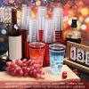 Norme 50 Pcs 16 oz Valentine's Day Red Plastic Cups Rimmed Disposable Cups Heavy Duty Plastic Glasses Clear Drinking Cup Wine Glasses for Parties Old Fashioned Tumblers for Coffee Wedding Wine view 4