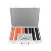 AISITESY 266 Pcs Optical Lens Optical Optometry Rim Case Kit Set Plastic Ring Trial Lens Set Aluminum Case Box Trial Frame view 1