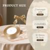 3/4 in x 98.4 Yards Single Faced Gold Ribbon, Solid Color Satin Ribbon, Antique Polyester Fabric Craft, for Gift Wrapping Crafts Wedding Flower Bouquet Hair Bow view 3