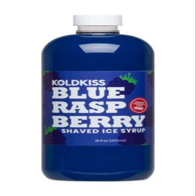 Koldkiss Snow Cone Syrup, Pint (Blue Raspberry)