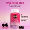 Garden of Life Vitamin Code Womens Multivitamin Gummy with Iron: Folate, Biotin, D3 & B12 for Hair, Skin & Nails + Probiotics for Immune Health & Digestion, Non-GMO, Gluten-Free, 90 Cherry Gummies view 3
