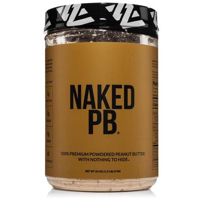 Naked 1.5 LB Powdered Peanut Butter from US Farms  Bulk, Only 1 Ingredient - Roasted Peanuts, Vegan, No Additives, Preservative Free, No Salt, No Sugar - 45 Servings - NAKED PB