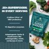 Ancient Nutrition Super Greens Powder, Organic Superfood Powder with Probiotics Made with Spirulina, Chlorella, Matcha, and Digestive Enzymes, 50 Servings, 14.1 oz view 4