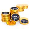 80ct Space Themed Vacation Bible School Candy Religious Party Favors Chocolate Coins (80 Count) - Gold Foil - By Just Candy view 1