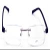 V.W.E. Lightweight Rimless Reading Glasses Metal with TR90 Temple - Rectangular Anti Blue Blocker Reader (Dark Blue, 1.50, multiplier_x) view 3