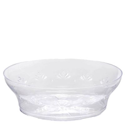 EcoQuality 10 oz Crystal Like Clear Plastic Bowls - Disposable Plastic Salad Bowls China Like, Heavy Duty Plastic Dessert Bowls for Baby Showers, Weddings, Birthday Party, Receptions (240 PACK)