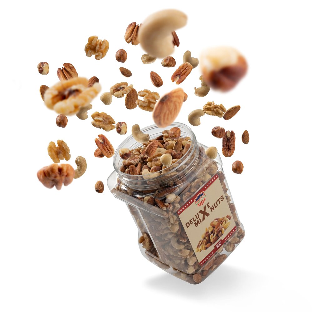 American Best Food Deluxe Mixed Nuts Raw In Jar (2 LB)